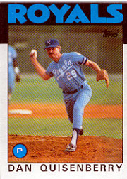 1986 Topps Baseball Cards      050      Dan Quisenberry